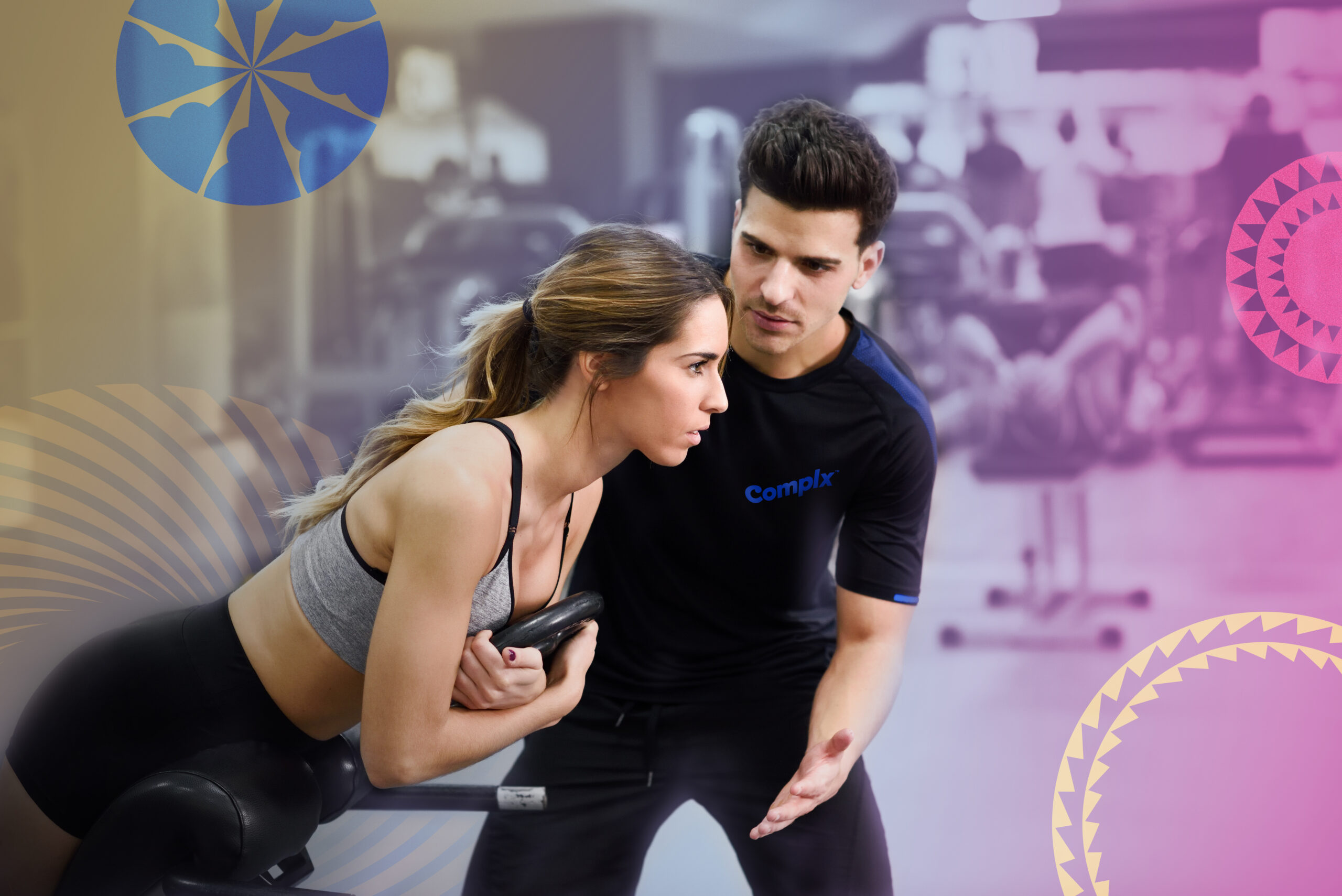 Trainer creating Customized workout plan at Complx Health